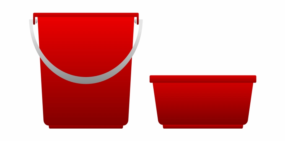 Bucket Free To Use Png Red Bucket Clipart