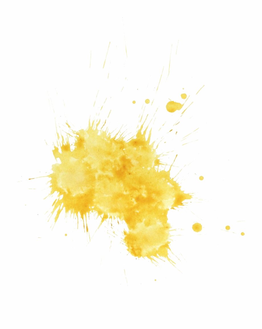 Transparent Yellow Paint Transparent Yellow Paint Splash