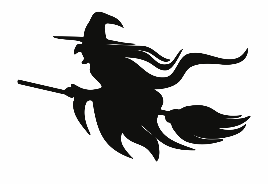 Clipart Black And White Download Clipart On Broomstick