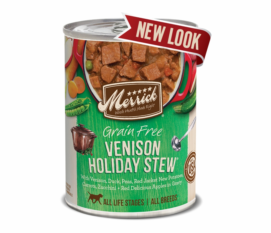 Merrick Venison Holiday Stew Recipe Canned Dog Food
