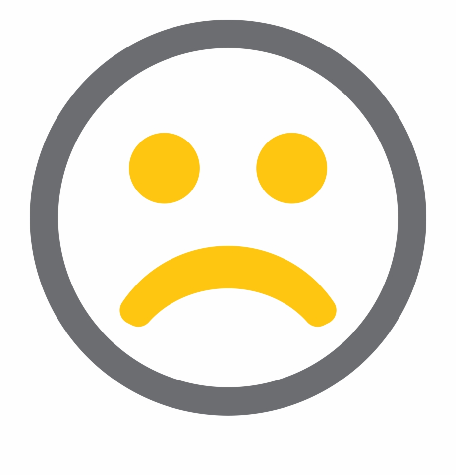 Emoticon Frown Onestop Reporting Circle