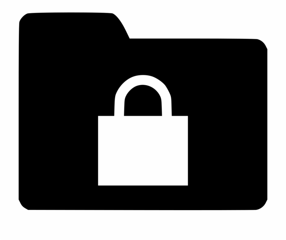 Png File Svg Secure Folder Icon White