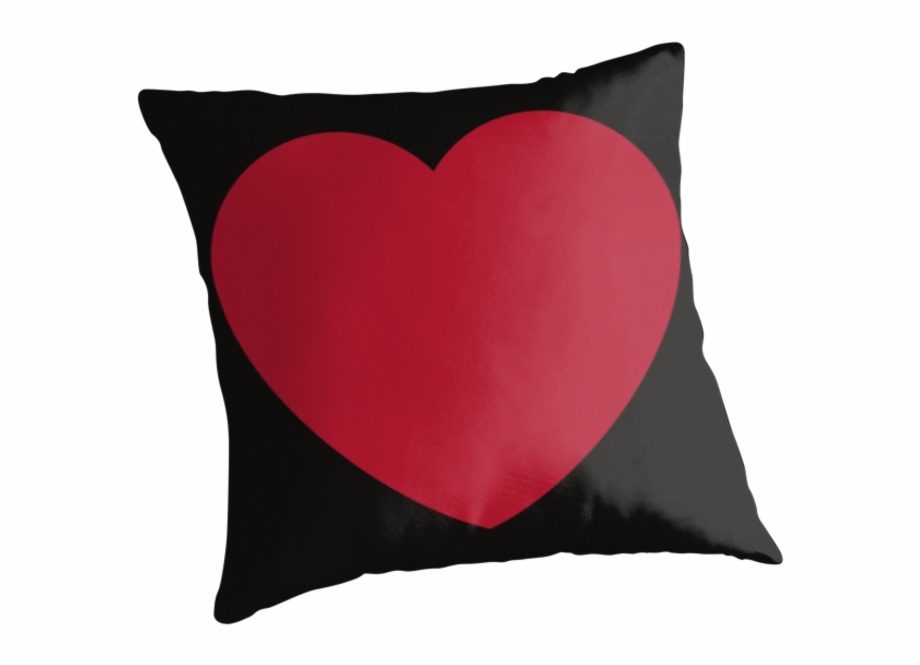 Red Heart Emoji Throw Pillows Winkham Redbubble Throw