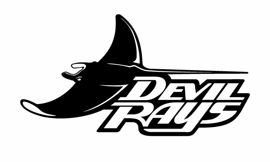 Tampa Bay Devil Rays Logo Black And White - Clip Art Library