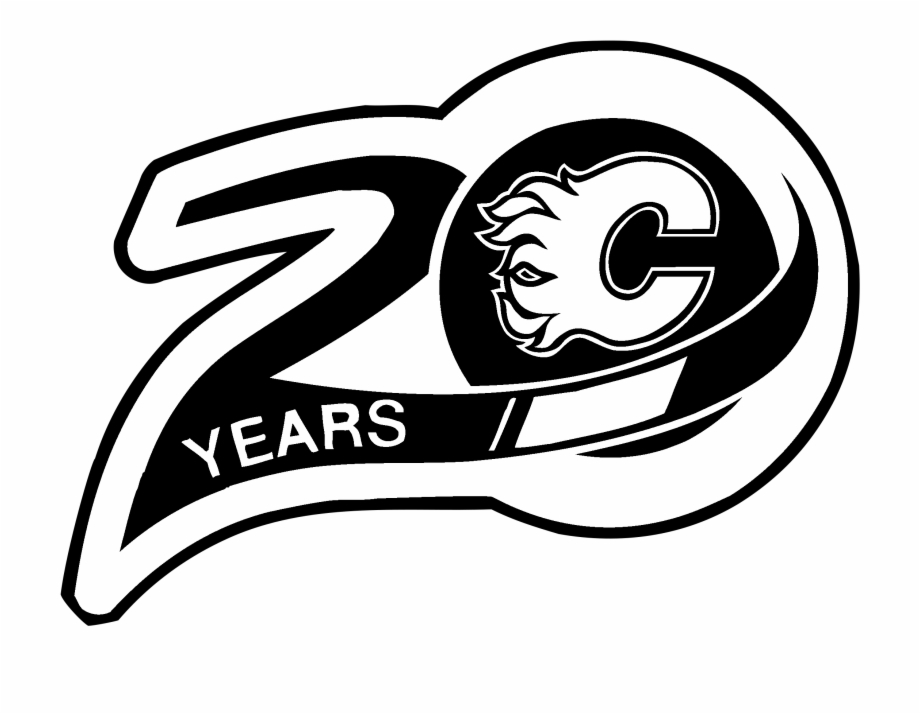 Calgary Flames Logo Black And White Calgary Flames