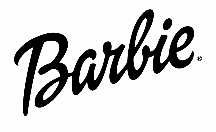 Barbie Logo Black And White Black And White