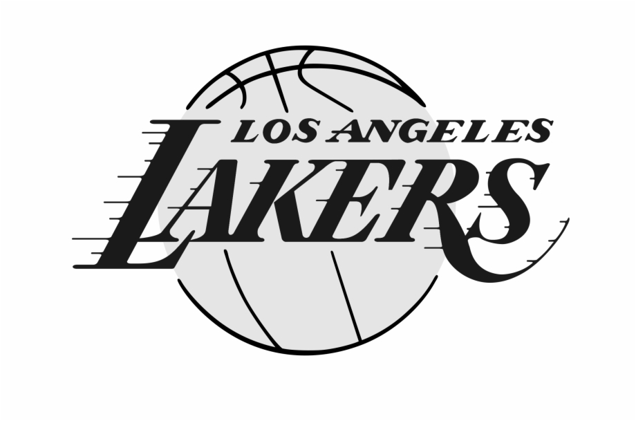 Los Angeles Lakers Logo Black And White Angeles