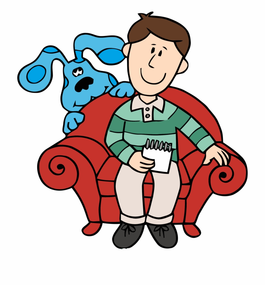 Temporary Blues Clues Clip Art And Man Clipart