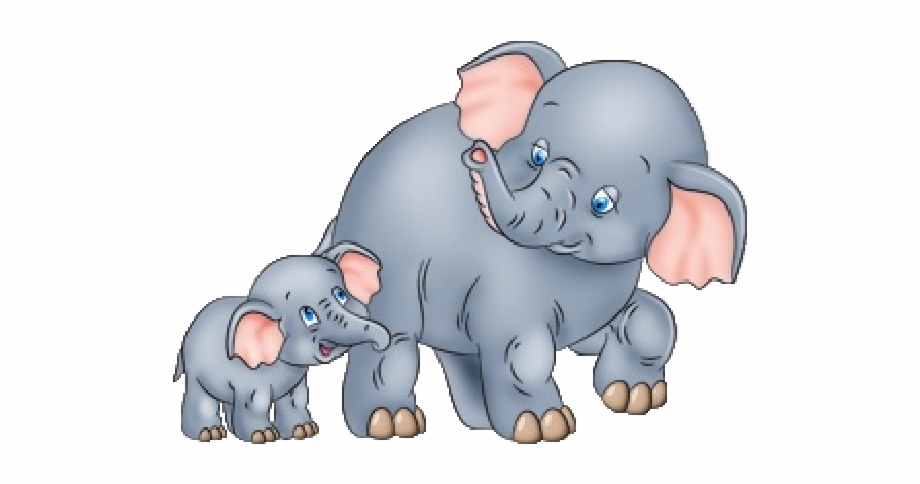 mom and baby animals clipart