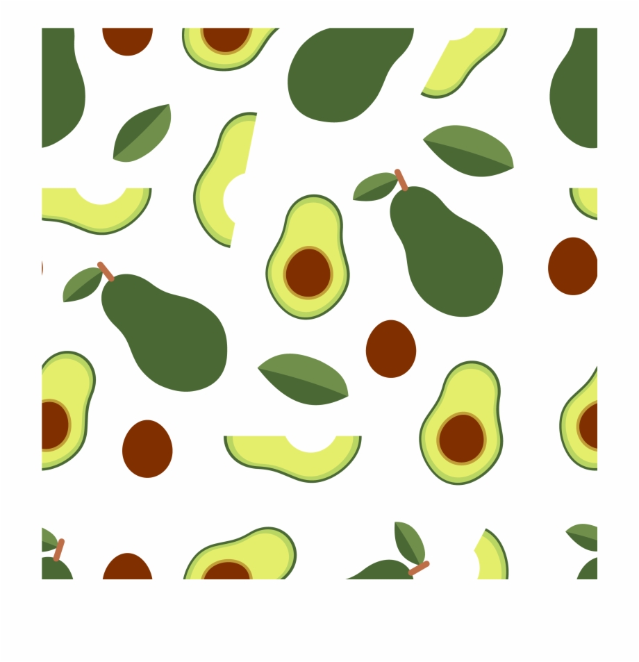 Avocado Illustration Pear Background Transprent Png