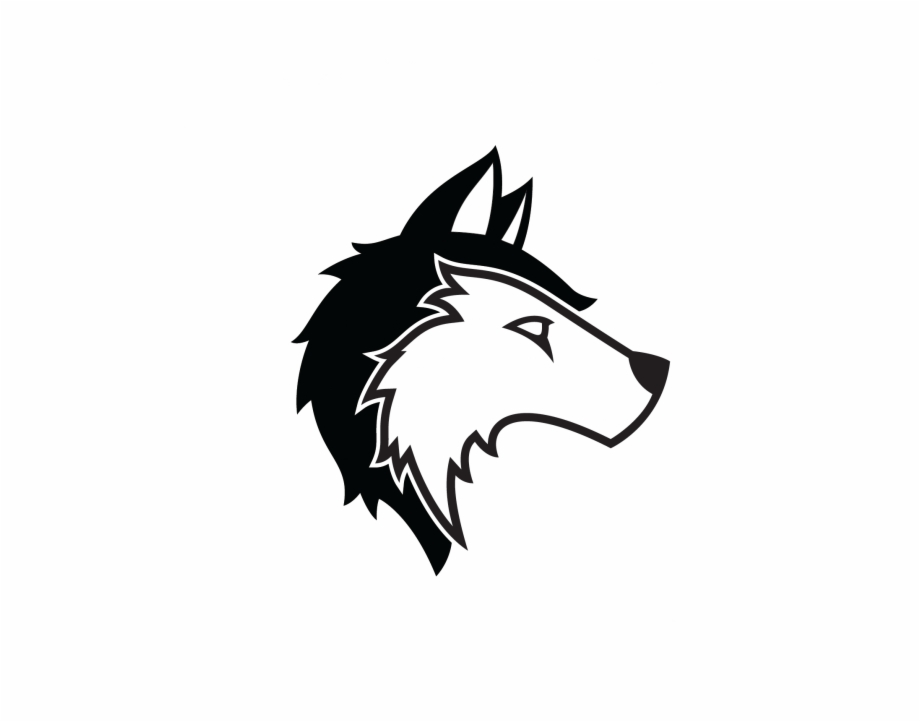Wolf Logo White And Black