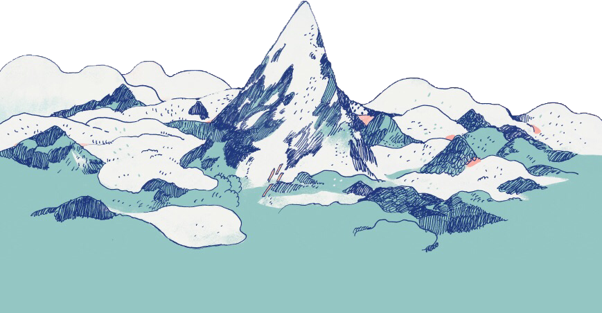 Png Free Download Mountains Tumblr Aesthetic Blue Art