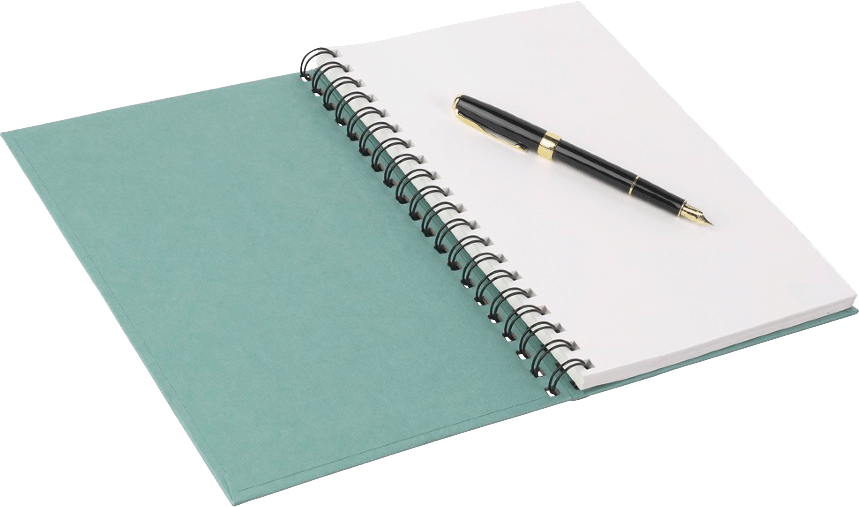 Notepad And Pen Png Pen And Notebook Png