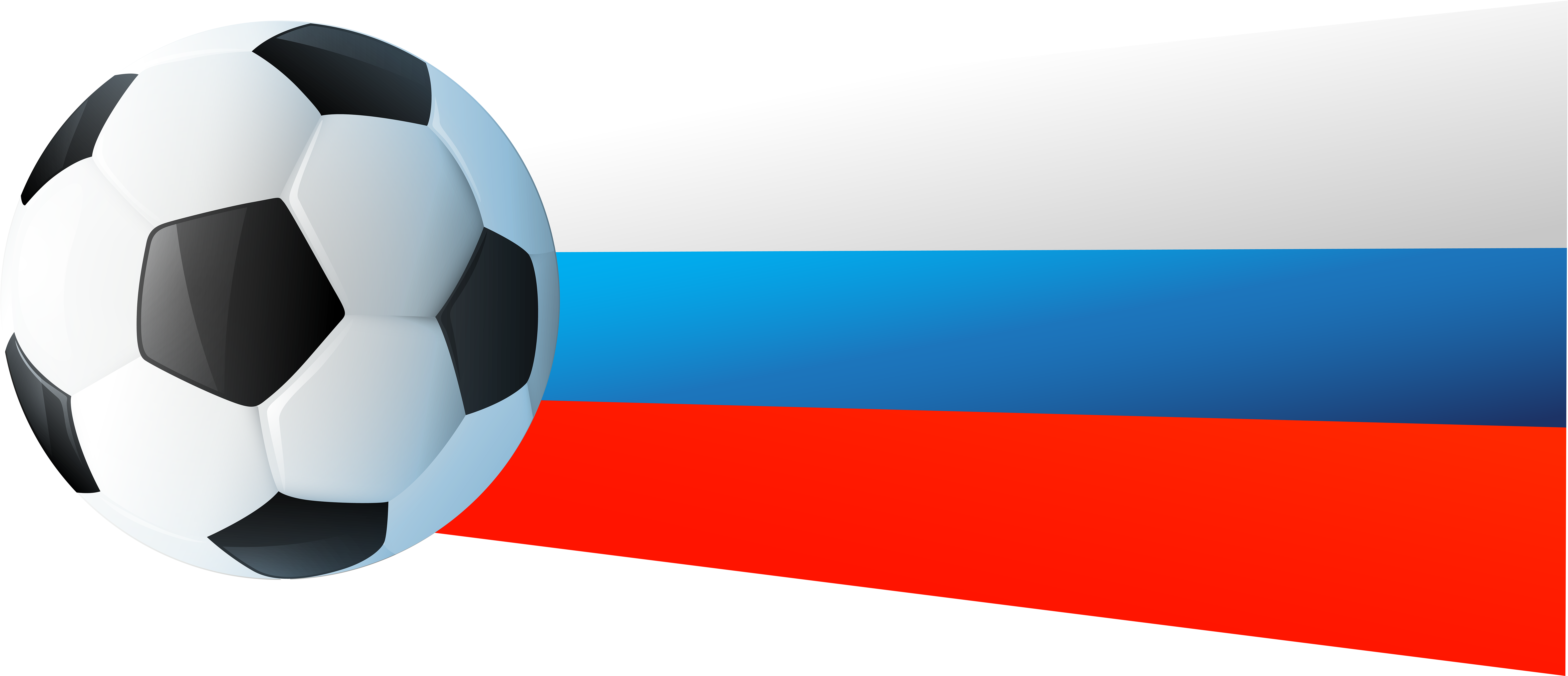 Russian Flag With Ball Png Clip Art Football