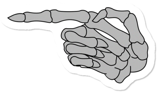 Skeleton Hand Sketch