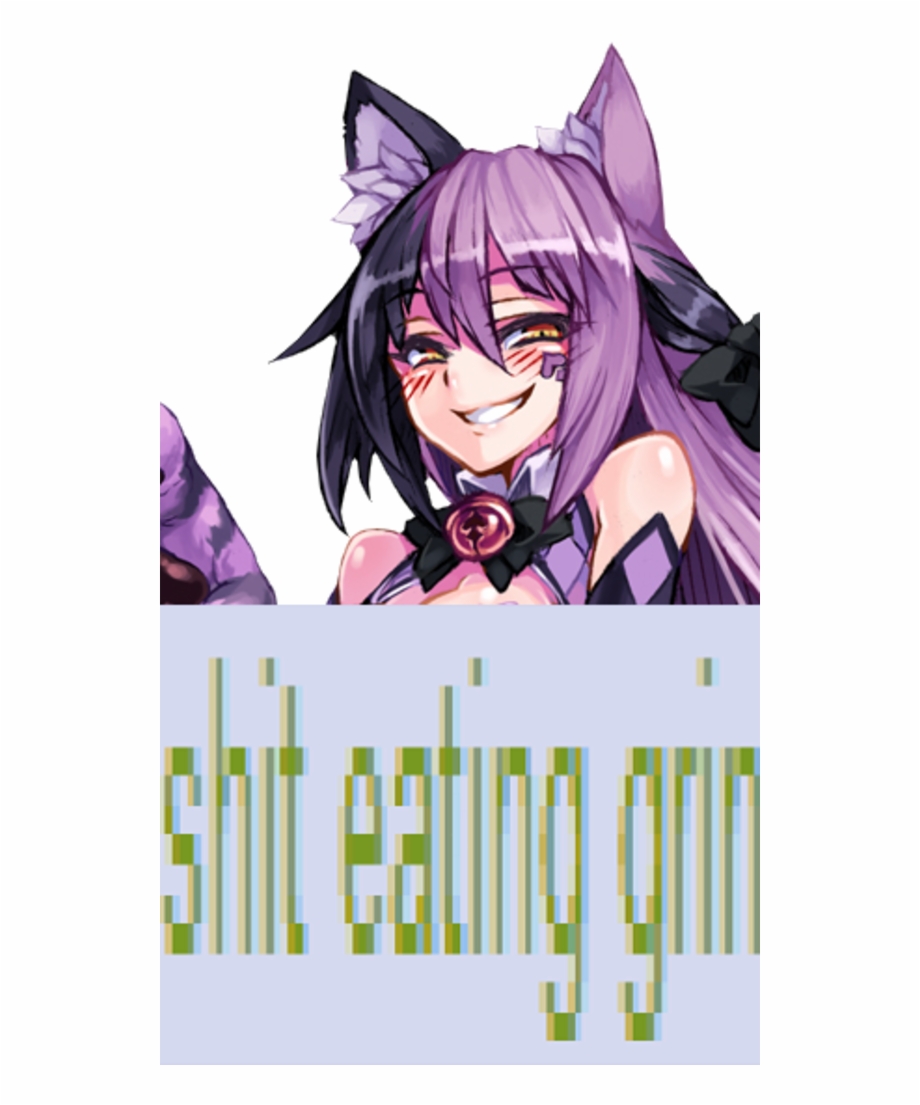 Anime Shit Png Shit Eating Grin Cat