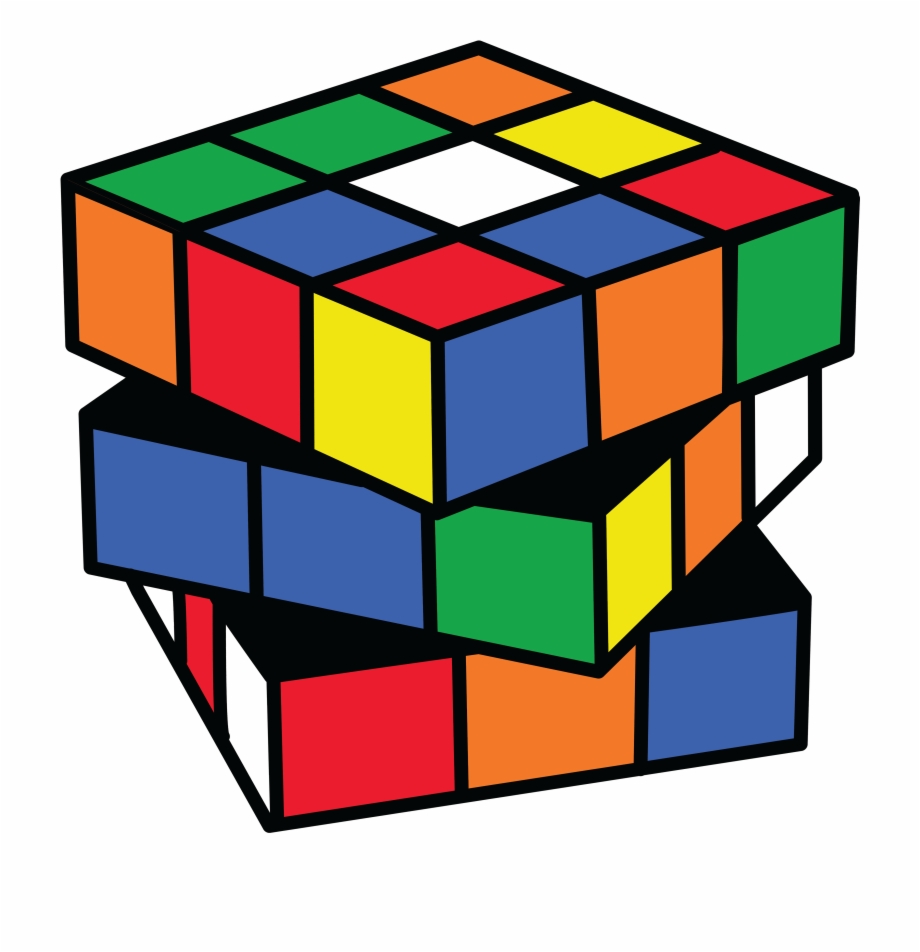 Unique Rubiks Cube Puzzle Clipart Free Clip Art
