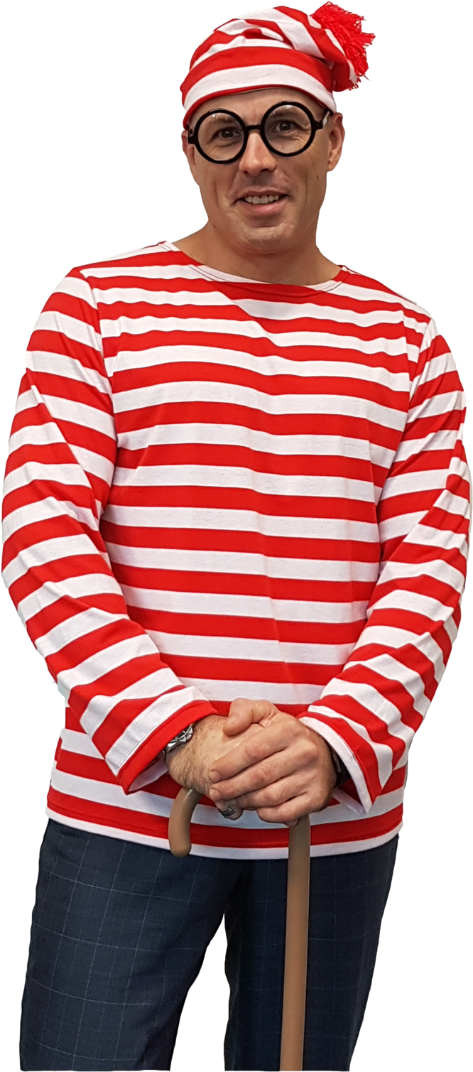 Wheres Wally Costume - Clip Art Library