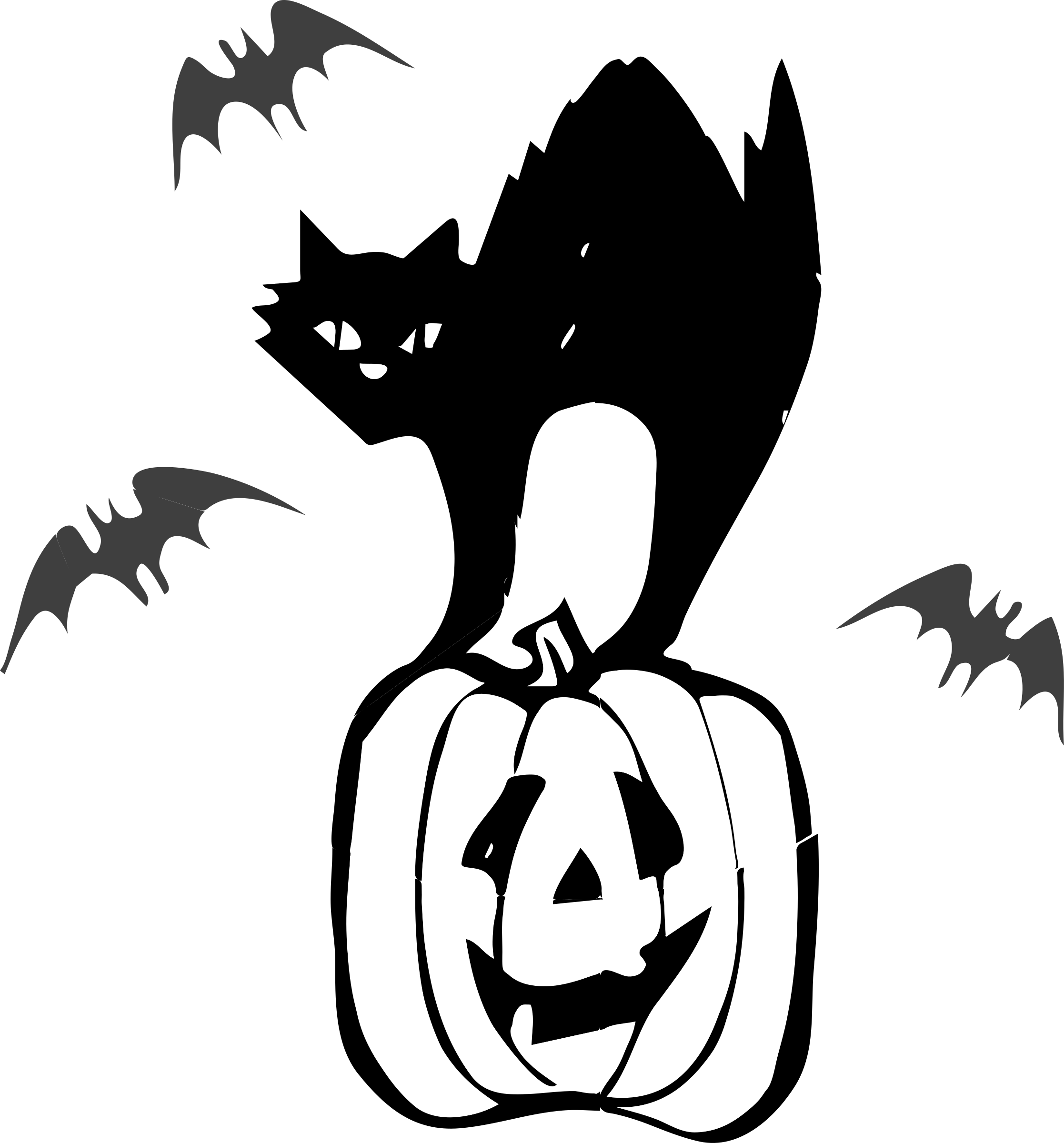 Halloween Cat Png Halloween Black Cat Clipart