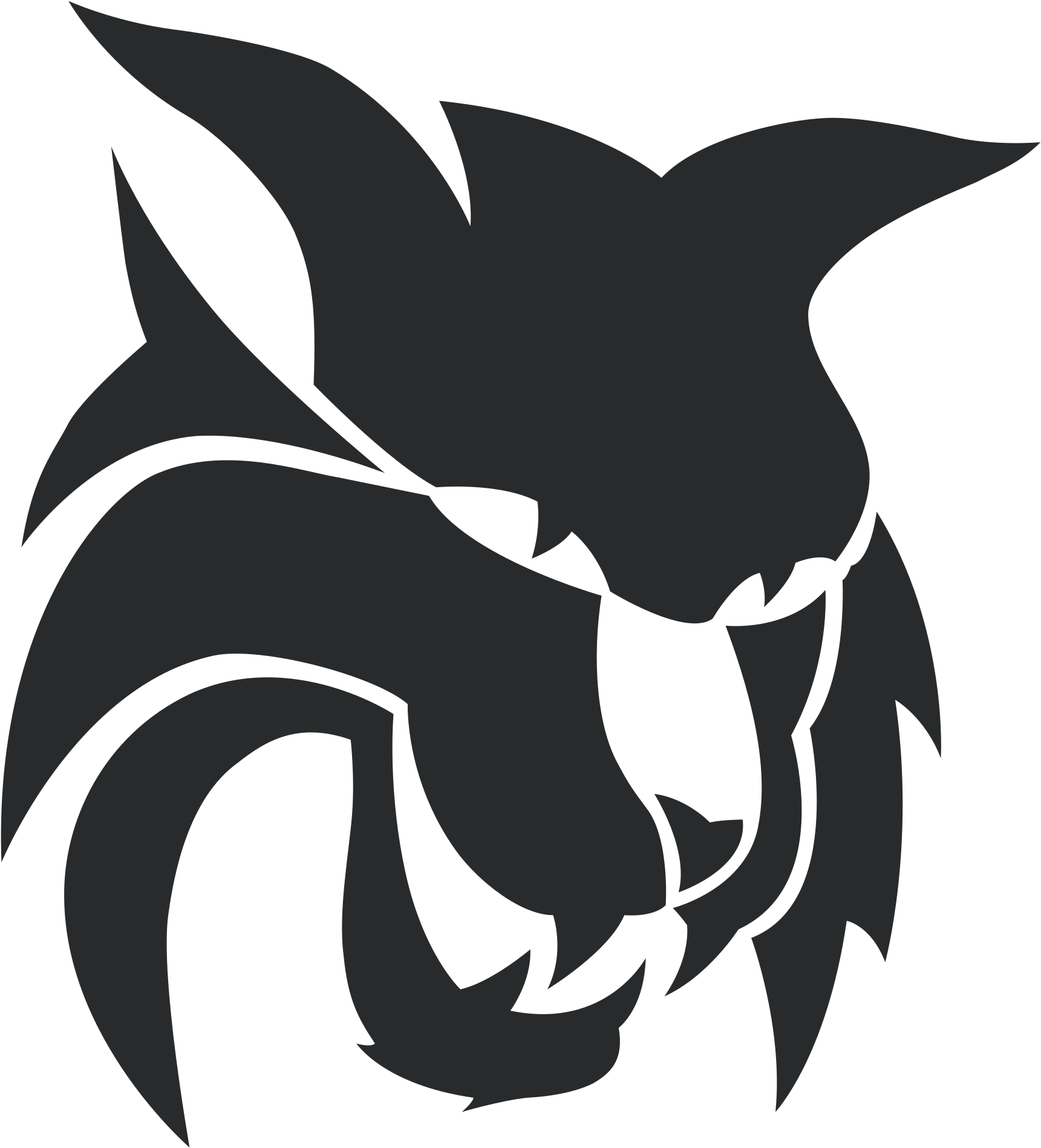 Free Wildcat Clipart Black And White, Download Free Wildcat Clipart ...