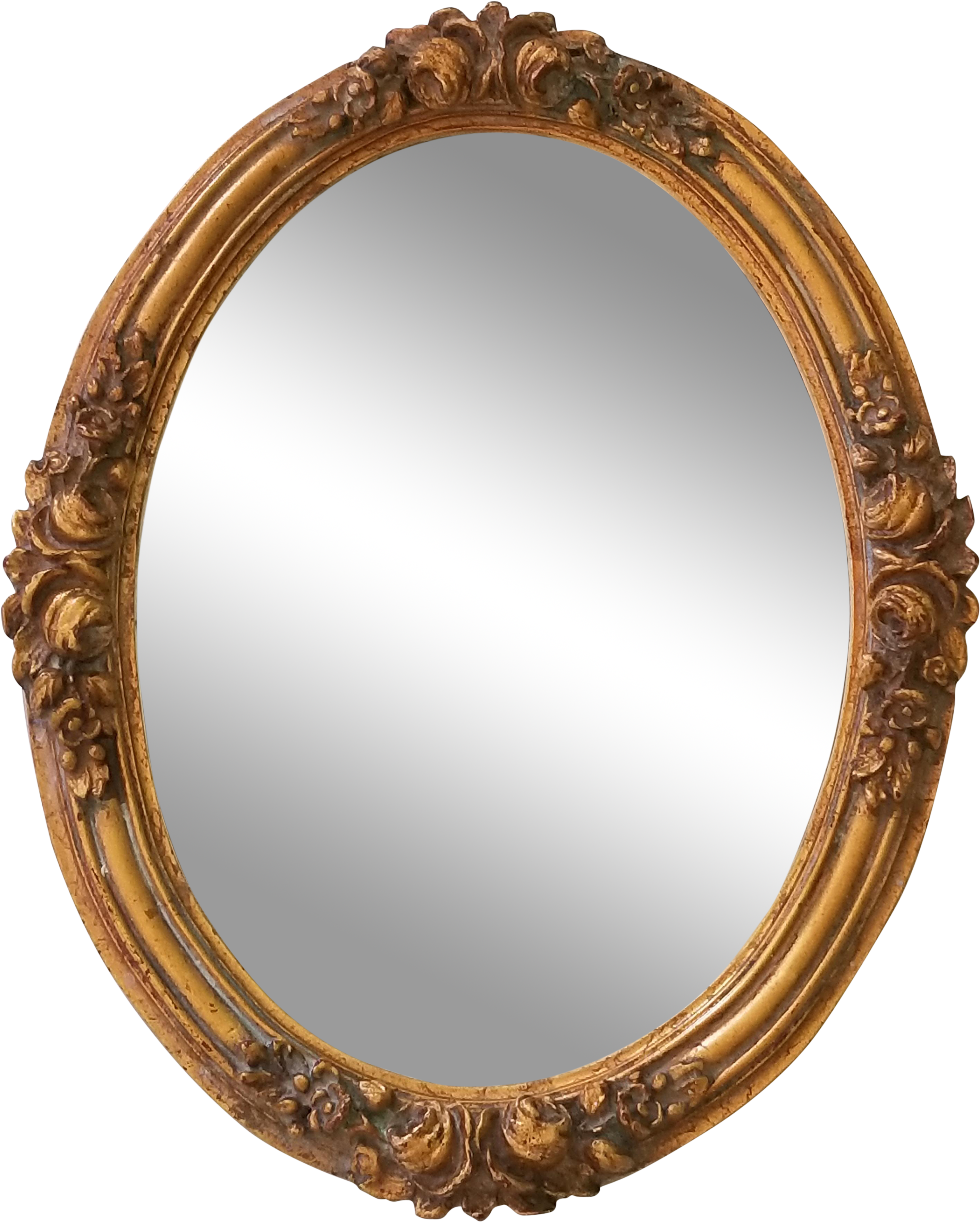 Vintage French Provincial Style Oval Gilt Mirror Chairish