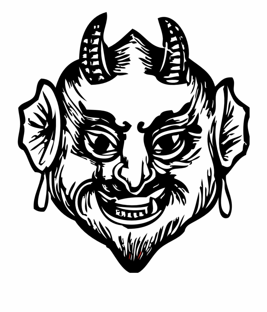 Сатана лицо рисунок