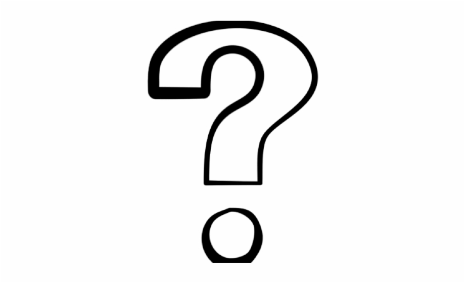 asking questions clipart black and white free