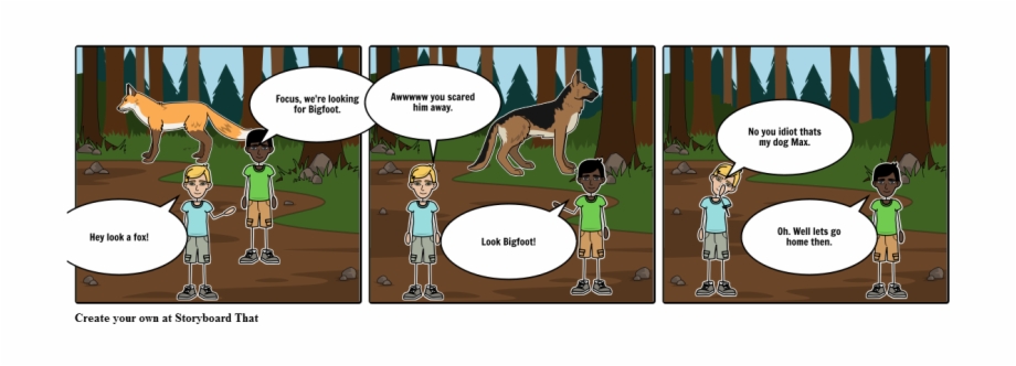 Finding Bigfoot Cartoon