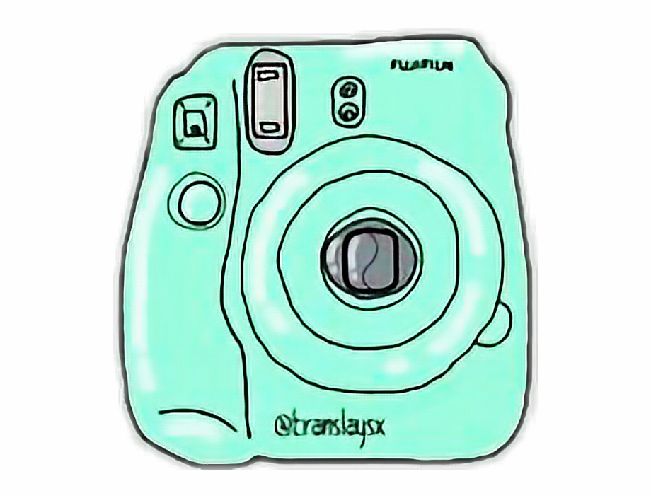 Green Overlay Polaroid Fujifilm Camera Photograph Clip Art Library