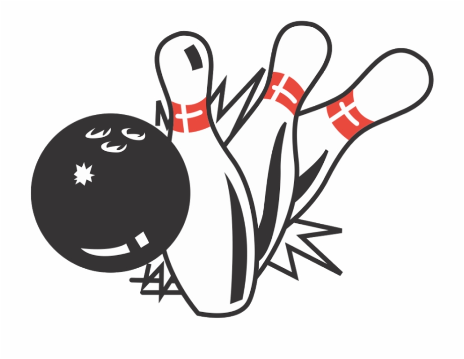 Bowling Pins Logo Bowling Ball And Pins Illustration - Clip Art Library
