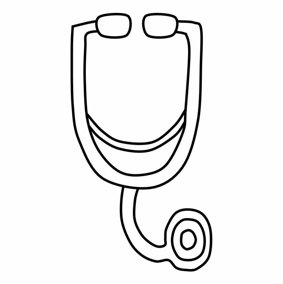 Stethoscope Png Stethoscope Black And White Illustration