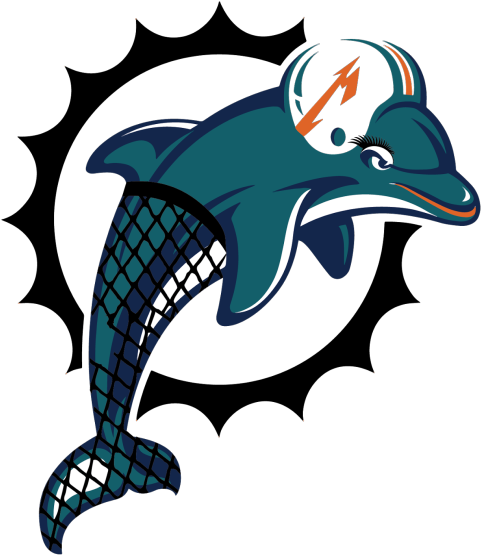Miami Dolphins Miami Dolphins Retro Logo