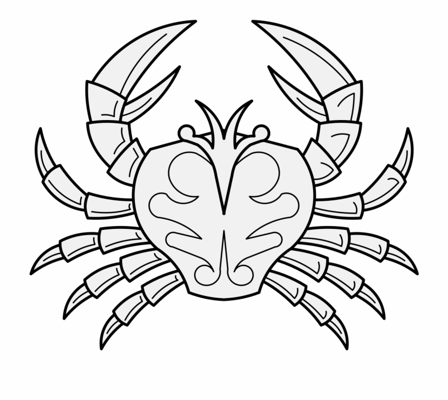 Crab Line Art
