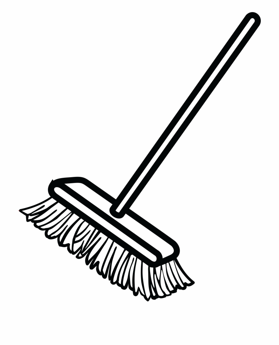 Broom Png Broom Clipart Black And White