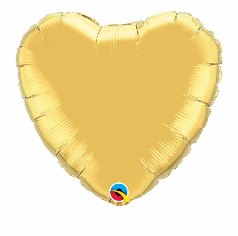 Heart Png Gold Foil 25 Anniversary On Balloon