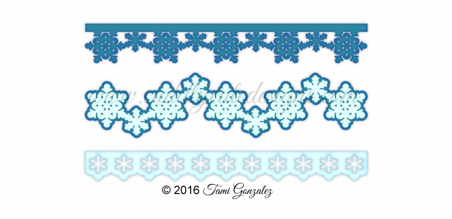 Snowflake Border Png Transparent Pattern