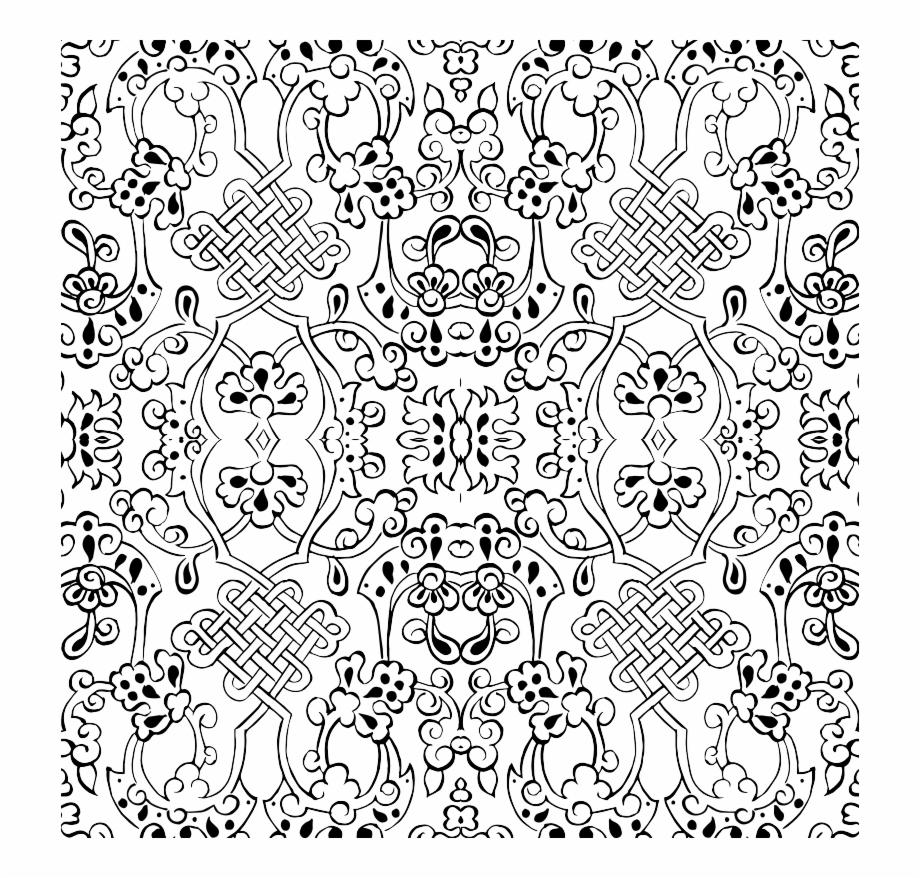 Clipart Medium Image Psychedelic Black And White Art