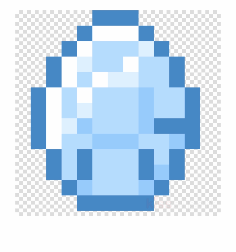 Pixel Art Minecraft Diamond Png Download Minecraft Item