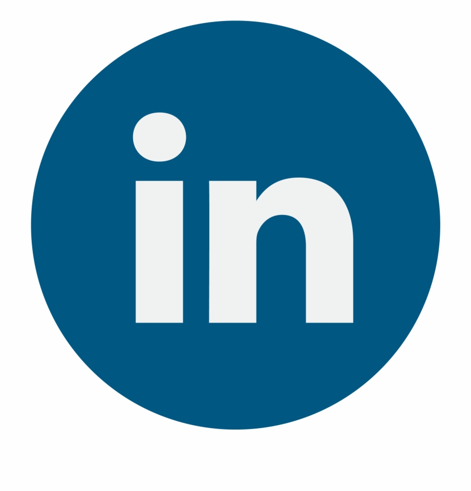 Linkedin Icon Vector Png Linked In Logo Rund