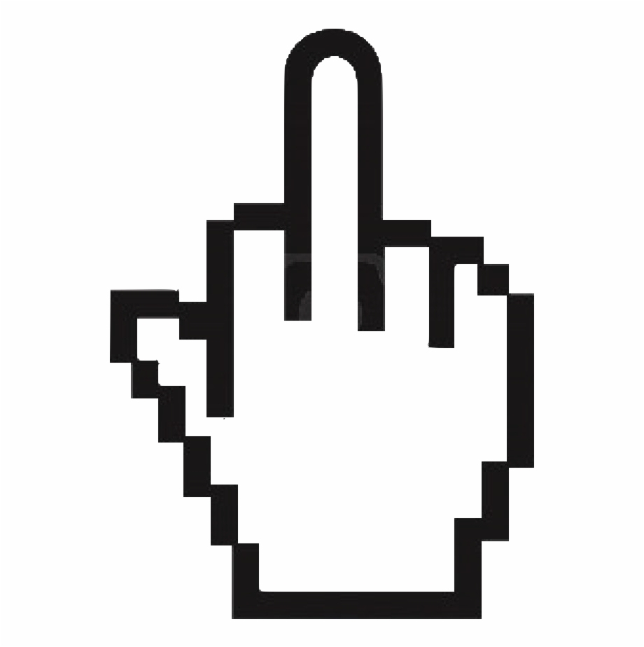 Why Not Start This Middle Finger Cursor Png