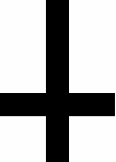 Upside Down Cross Png - Clip Art Library