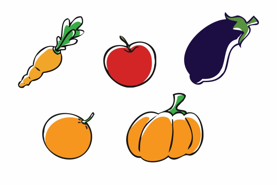 Fruit And Veggie Clipart At Getdrawings Cartoon Clip
