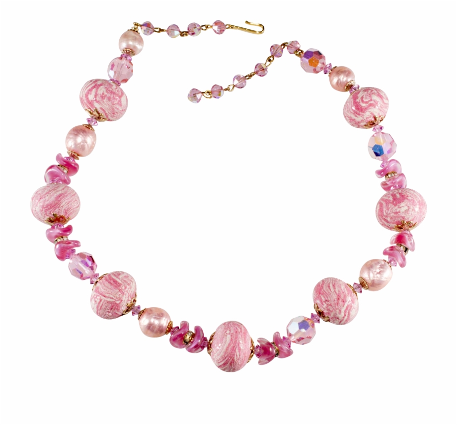 Transparent Beads Glitter Necklace