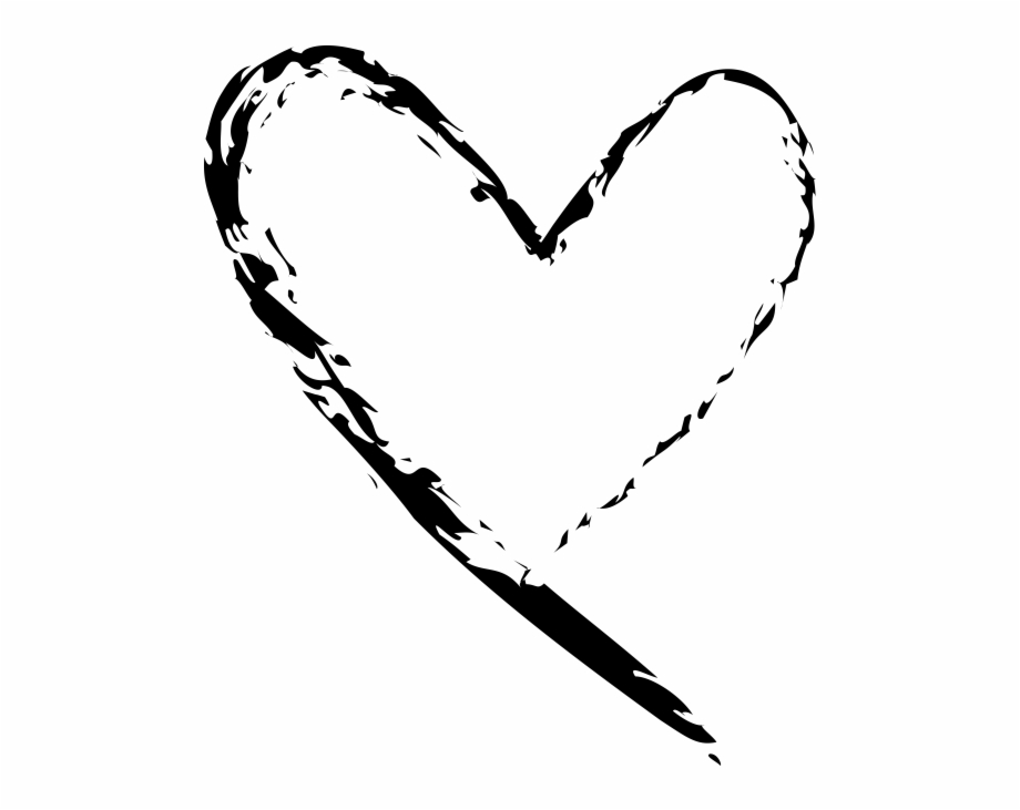 Heart Drawing - Hand Drawn Heart Png - Free Transparent PNG Download -  PNGkey