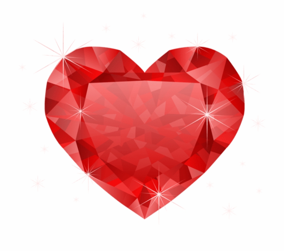 Heart Png Transparent Background Red Heart Diamond
