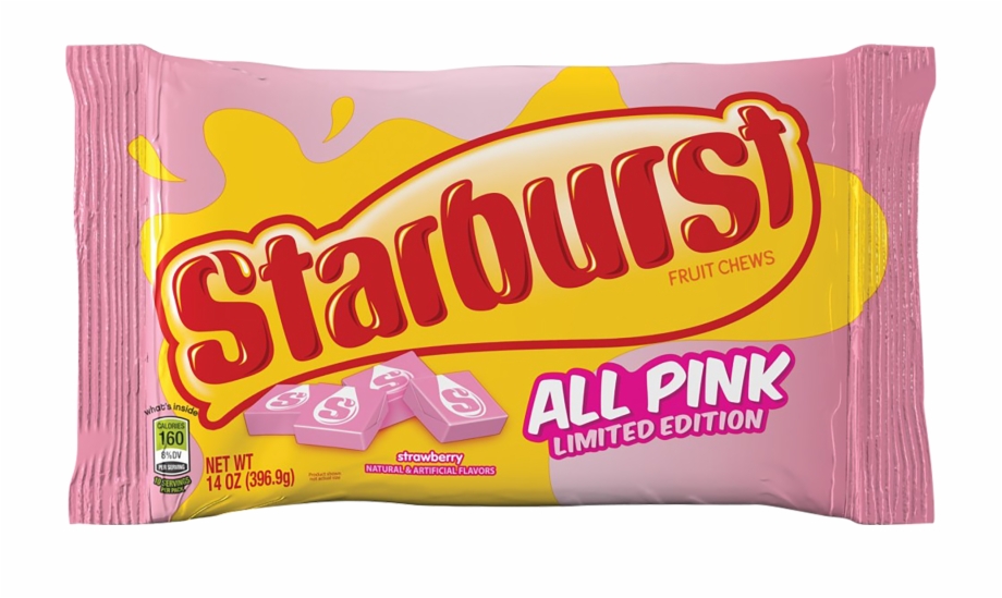 Starburst All Pink Strawberry Fruit Chews Limited Edition