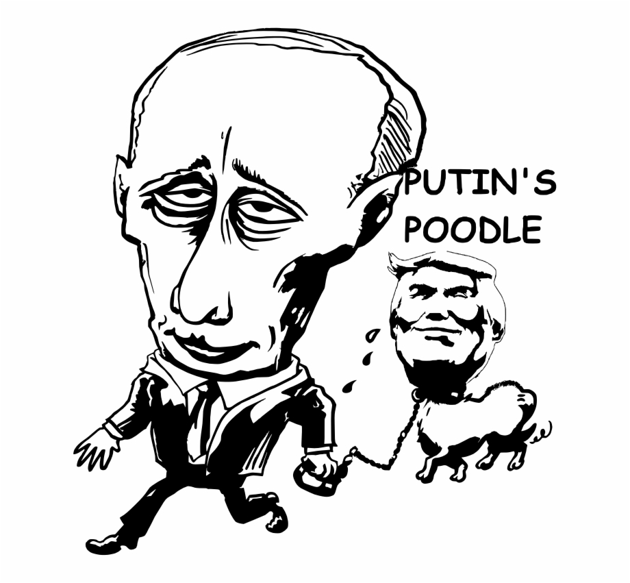Trump Putins Poodle Cartoon