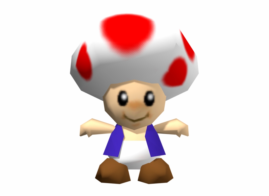 Super Mario 64 Png Toad Mario 64 Png