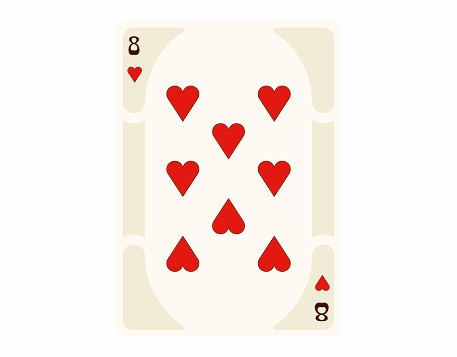 Nouveau Gemmes Playing Cards Heart