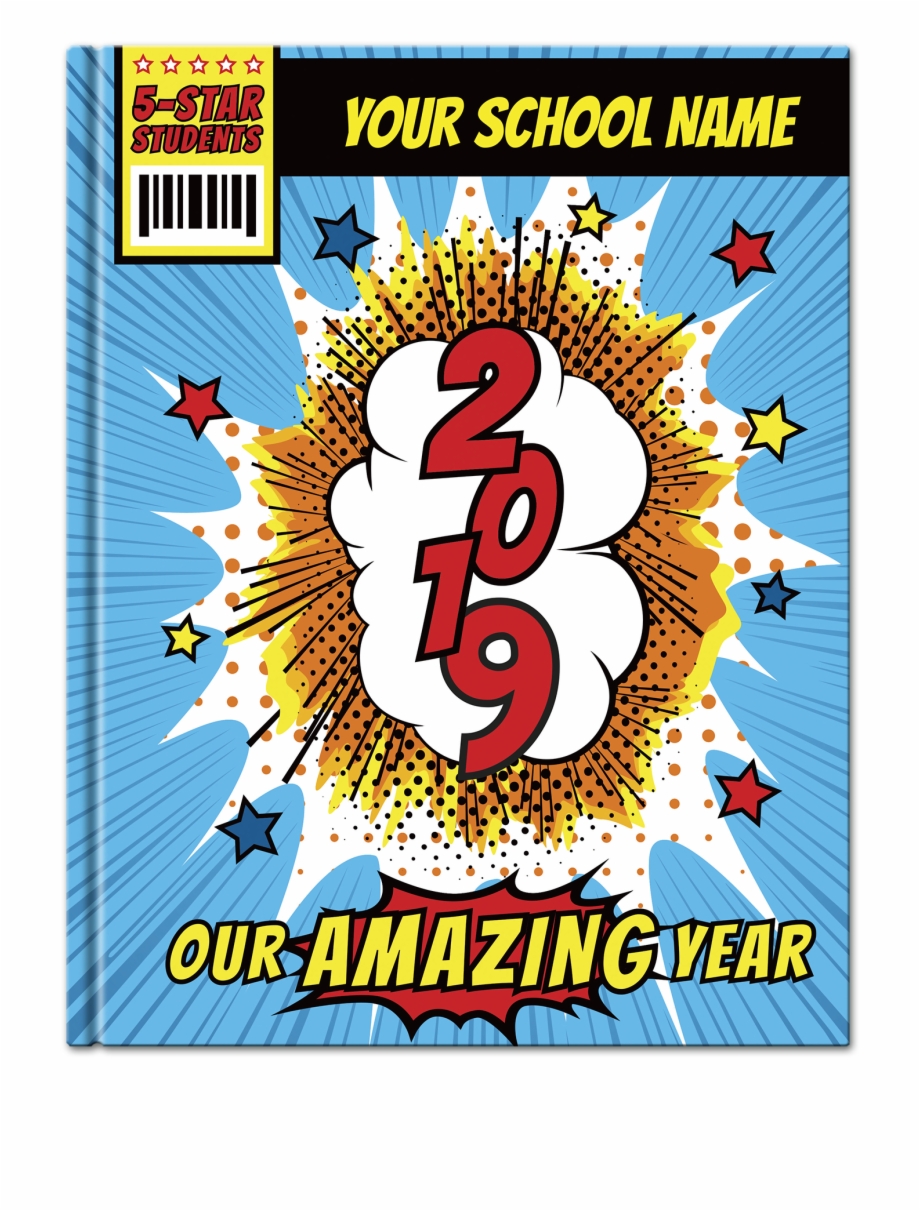 Comic Book Yearbook Cover